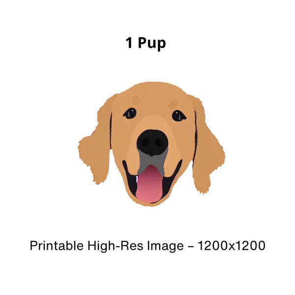 Digital Dog Art (Printable File)