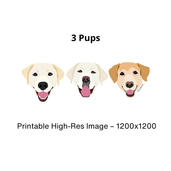 Digital Dog Art (Printable File)