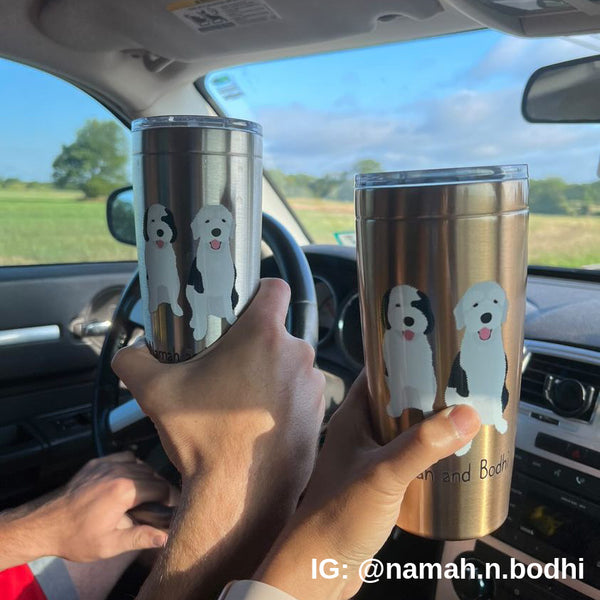 Dog Travel Tumbler (Stainless Steel)