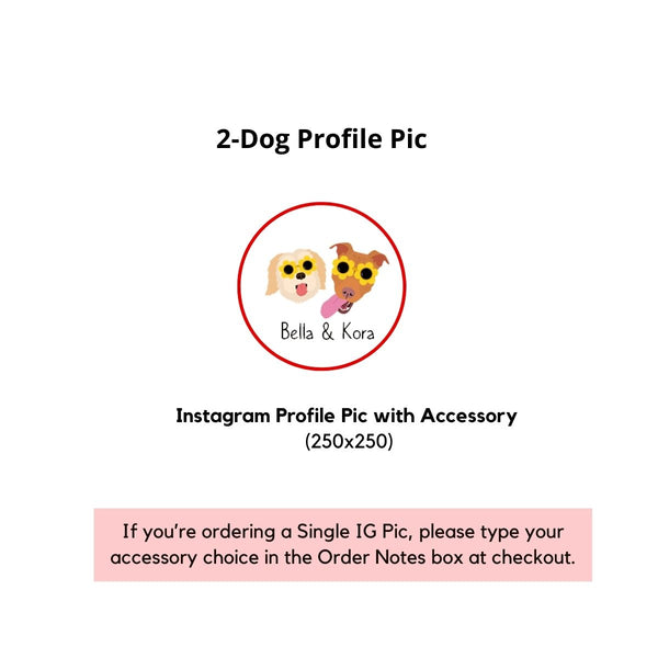 Insta Pup Profile Pic – Fun Accessory