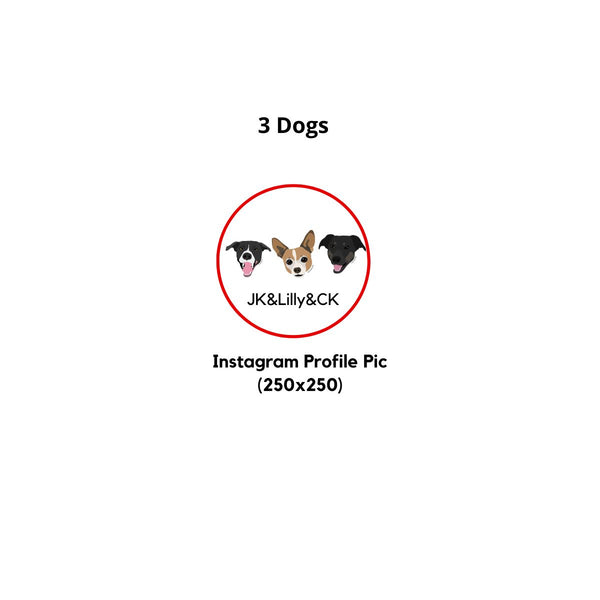 Instagram-Ready Pup Profile Pic - Digital