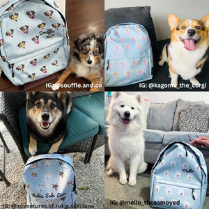 dog mini backpack Dog Backpack – Sharkadoodle